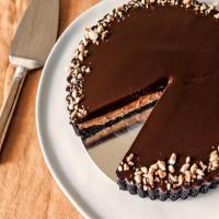 Peanut Butter Cup Tart with Chocolate Cookie Crust image