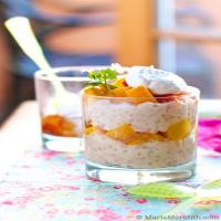 Roasted Peach Tapioca Pudding Recipe - (4.5/5) image