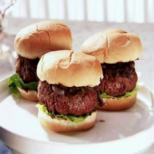 Ale House Burgers with Red Onion Compote image