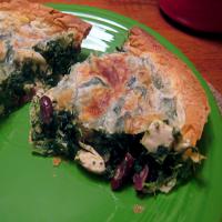 Chicken, Spinach and Dried Cranberry Phyllo Pie_image