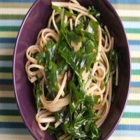 Pasta With Anchovies and Arugula image