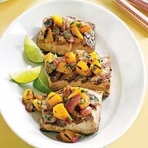 Fiery Grilled Peach and Habanero Salsa Recipe_image