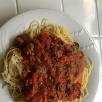Easy Italian Sausage Spaghetti_image