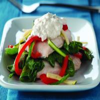 Foil-Package Fish with Horseradish Sauce_image