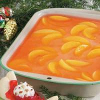 Peaches 'n' Cream Gelatin Dessert_image