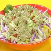 Garden Salad with Smoked Almond Dressing image