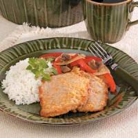 Veal Cutlet with Red Peppers image