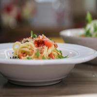 Pasta with Bacon and Tomatoes image