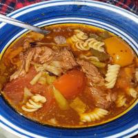Hearty Steak And Veggie Slow Cooker Soup image