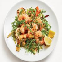 Shrimp and Roasted Vegetable Salad image