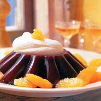 Blood Orange Jelly with Brandied Whipped Cream_image