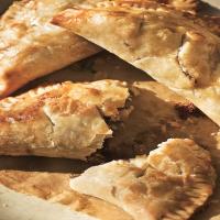 Beef Pasties with Caramelized Onions and Stilton Cheese image
