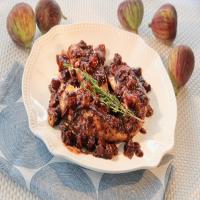 Chicken Tenders with Balsamic-Fig Sauce image