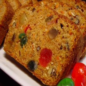 Carrot Cake - Fruited Carrot Loaf or Christmas Muffins image