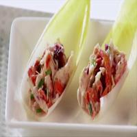 Chicken and Crunchy Slaw in Endive Leaves image