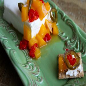 Delicious Cream Cheese with Mango and Jalapeño Salsa image