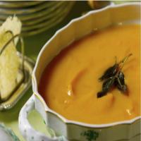 Butternut Squash Soup with Parmesan and Sage_image