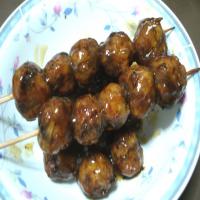 Japanese Meatballs in Sweet Soy Sauce (Niku Dango)_image