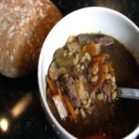 beef barley stew/soup image