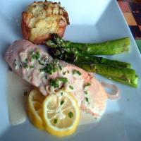 Poached Salmon with Dijon Cream Sauce Recipe - (4.7/5) image