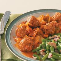 Cabbage & Meatballs image