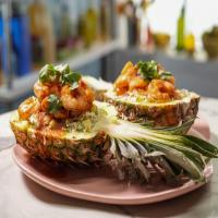 Sunny's Easy Shrimp and Rice Pineapple Boats image