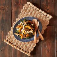 Grilled Panzanella Salad with Peaches and Fennel_image