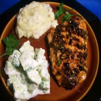 Grilled Salmon With Cucumber Salad (Australia) image