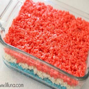 Fourth of July Rice Krispies Treats_image