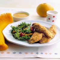 Chicken Fingers with Orange Dipping Sauce_image