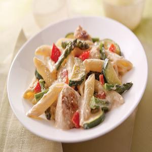 Creamy Chicken Penne with Veggies_image