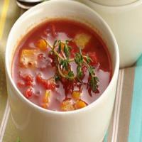 Tomato and Roasted Sweet Pepper Soup image