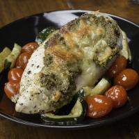 One-Pan Pesto Chicken & Veggies Recipe by Tasty_image
