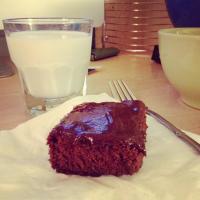 Easy Frosted Dark Chocolate Brownies With Mocha Frosting_image
