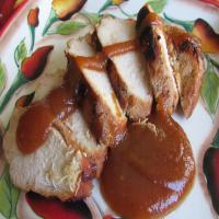 Juicy Grilled Glazed Autumn Chicken With Apple Pumpkin Sauce_image