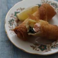 Salmon & Spinach Spring Rolls_image