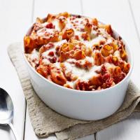 Three Cheese and Spicy Sausage Baked Pasta_image