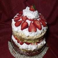 Strawberry Meringue Cake image
