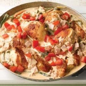Chicken with Creamy Roasted Poblanos_image