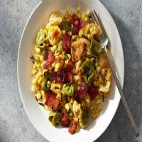 Skillet Tortellini With Corn and Crispy Rosemary_image