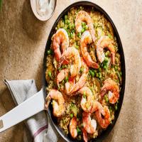 Shrimp with Zucchini and Spicy Couscous_image