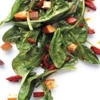 Warm Spinach and Chorizo Salad_image
