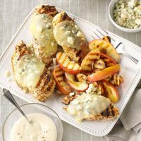 Chicken Alfredo with Grilled Apples_image