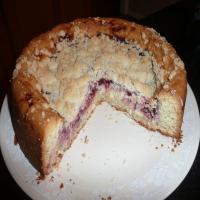 Raspberry Double Cream Coffee Cake image