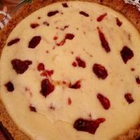 Cranberry Eggnog Cheesecake image
