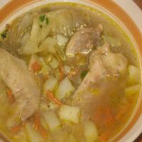 Aguado De Gallina or Chicken Rice Soup_image