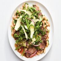 Rosemary Flank Steak with Arugula Salad_image