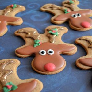 Rudolph Ginger Bread Man Christmas Cookies_image