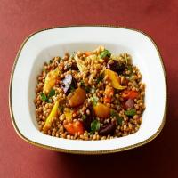 Wheat Berries with Roasted Beets and Carrots image