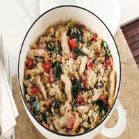Creamy Rice, Chicken & Spinach Dinner image